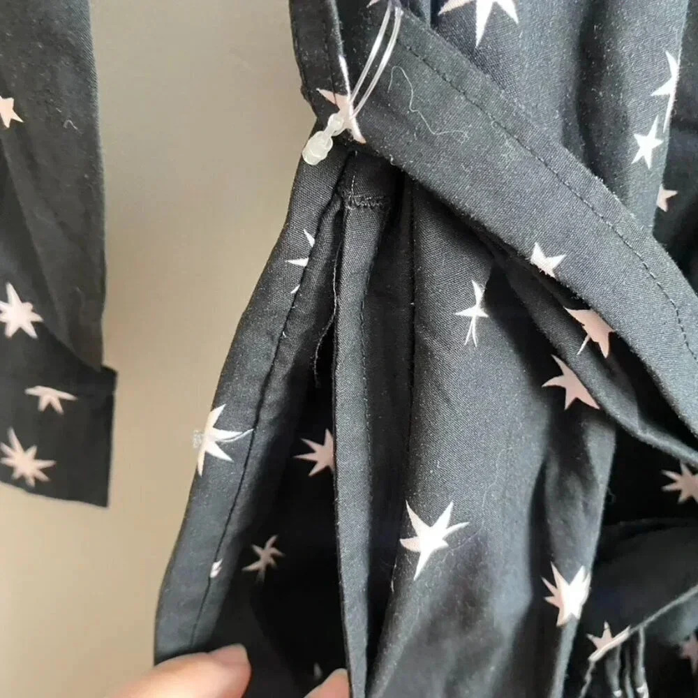 NWT Free Assembly Star Print Ruffle Dress - Picture 8 of 16